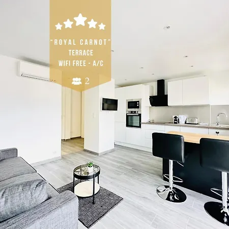 Le Royal Carnot - - Centre Terrasse Διαμέρισμα Κάννες